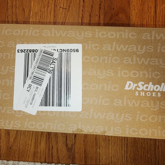 Dr. Scholls Nice Day Lug Sole Loafers BlackBlack Faux Leather 8M - b032 - Picture 8 of 9